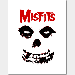 misfits skull Posters and Art